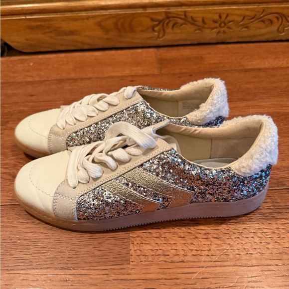 Women's Dolce Vita Glitter Sneakers - Picture 3 of 10